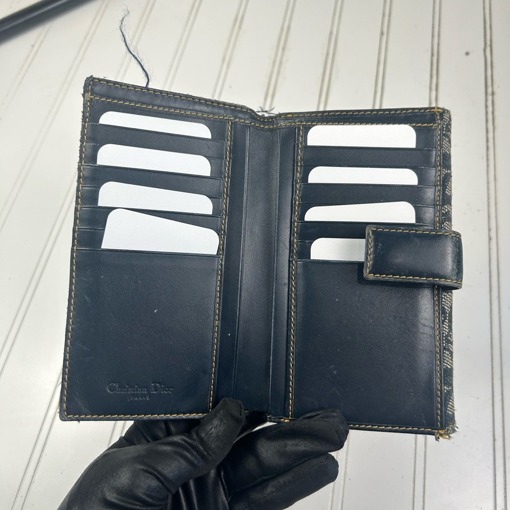Dior Black and Gray Wallet - Picture 4 of 9